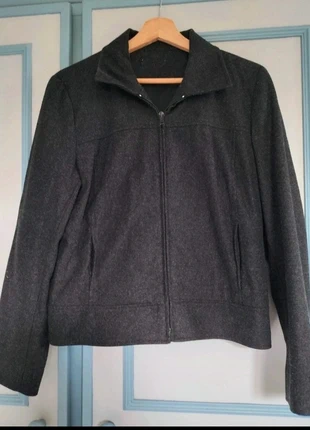 Vintage rétro veste grise anthracite laine, brand: Vintage Dressing, condition: Very good, size: L / 40 / 12, €7.00, €8.05 includes Buyer Protection