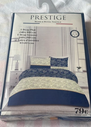 Parure de lit 4 pièces 160x200 cm – Prestige, marca: prestige, estado: Novo sem etiquetas, tamanho: Casal (155-190 cm x 200-220 cm), €11.49, €12.76 inclui Proteção do Comprador