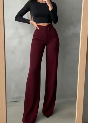 Pantalon bordeaux, marque: Luanges, état: Très bon état, taille: S / 36 / 8, 46,00 €, 49,00 € Protection acheteurs incluse