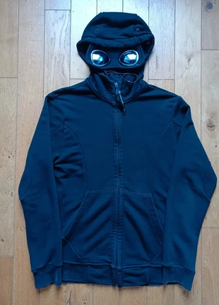 Pull full zip CP Company à capuche noir en coton - taille M homme, marque: C.P. Company, état: Très bon état, taille: M, 60,00 €, 63,70 € Protection acheteurs incluse