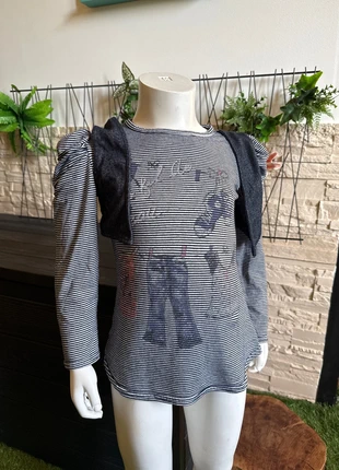T-shirt manches longues à rayures fille 6 ans, brand: Collection Limitee, condition: Very good, size: 6 years / 116 cm, €3.00, €3.85 includes Buyer Protection
