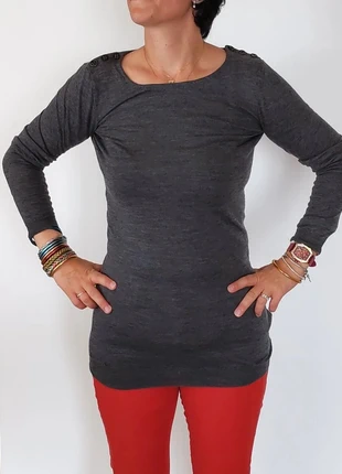 Robe pull Massimo Dutti – Laine & Cachemire – Gris anthracite – T.S (payé 120€), brand: Massimo Dutti, condition: Very good, size: S / 36 / 8, €15.00, €16.45 includes Buyer Protection