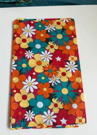 Tissu coton imprimé floral multicolore ~ 140cm x 70cm, marque: Okeo-tex, état: Neuf sans étiquette, taille: Taille unique, 6,99 €, 8,04 € Protection acheteurs (Pro) incluse