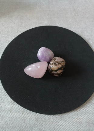 Lot de pierre rouler quartz rose rhodonite et lépidolite, marque: eso, état: Très bon état, 8,00 €, 9,10 € Protection acheteurs (Pro) incluse