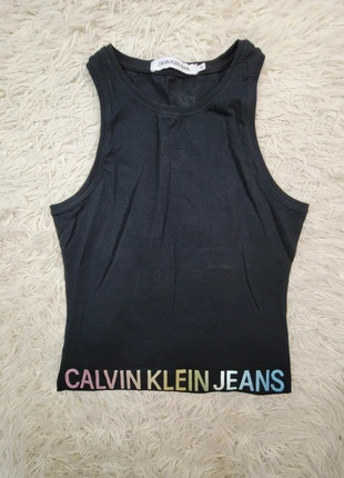 Camiseta sin Mangas Calvin Klein Jeans Retro Y2K, marque: Calvin Klein, état: Très bon état, taille: M / 38 / 10, 5,00 €, 5,95 € Protection acheteurs incluse
