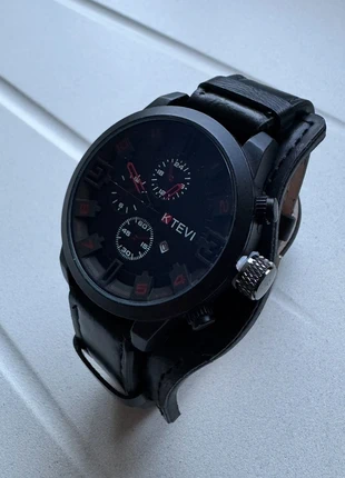 Men’s Luxury Chunky Style Watch – All Black Edition | Brand New | High-End Design | Premium Quality, brand: ktevi, condition: New without tags, size: 39–42 mm, £8.99, £10.14 includes Buyer Protection Pro