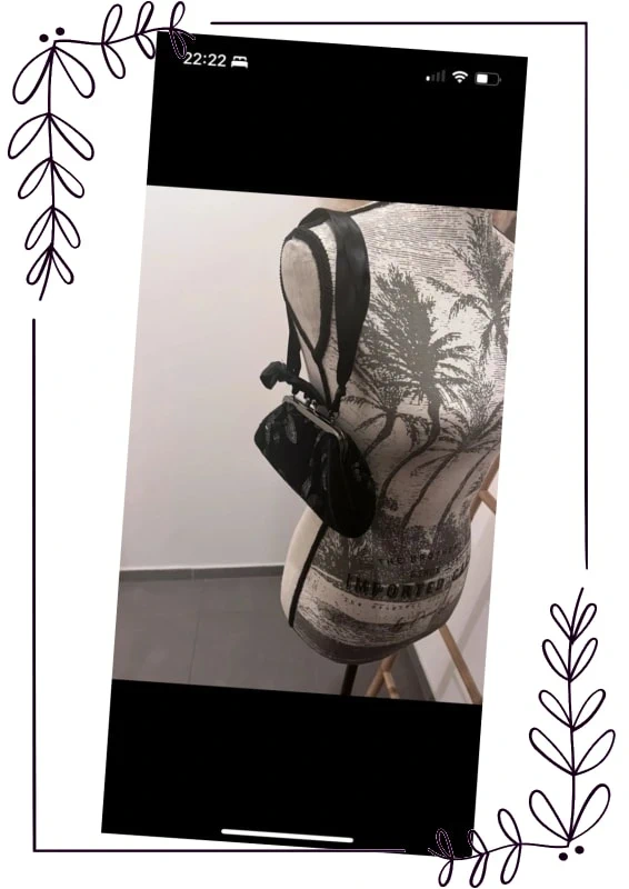 Petit sac à main à paillettes sequins - photo numéro 3