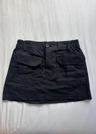 Black Cargo Mini Skirt Streetwear Y2K, brand: y2k, condition: New without tags, size: XXS / UK 2, £3.00, £3.85 includes Buyer Protection