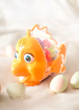 Poisson magique lumineux & musical – avec cœur transparent, état: Neuf sans étiquette, 7,50 €, 8,58 € Protection acheteurs incluse