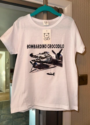 Italian Brainrot Bombardino Crocodilo Graphic Kids T-Shirt Boys Girls 130cm 7-8 Years, brand: Italian Brainrot, condition: New with tags, size: 7 years / 122 cm, £12.50, £13.80 includes Buyer Protection