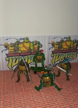 Set Tartarugas Ninja 2003 Playmates Toys, marque: Playmates Toys, état: Bon état, taille: Prématuré, jusqu'à 44cm, 8,50 €, 9,63 € Protection acheteurs incluse