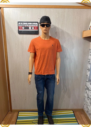 Tee-shirt Ralph Lauren orange Taille L - 25€. #85, marque: Ralph Lauren, état: Bon état, taille: L, 18,00 €, 19,60 € Protection acheteurs (Pro) incluse