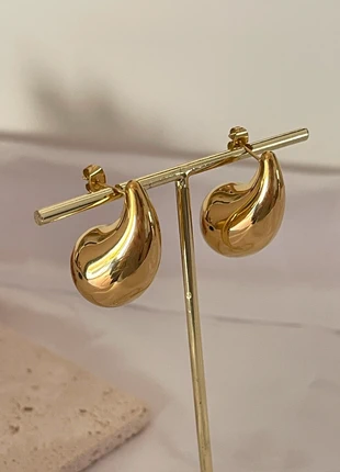 Boucles d’oreilles dorées en acier inoxydable, merk: lestresorsdecapu, staat: Heel goed, € 11,90, € 13,20 inclusief Kopersbescherming Pro