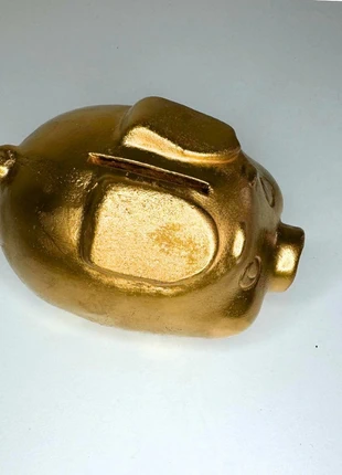 🔥Golden Prosperity Feng Shui Happy Piggy Bank Ceramic Coin Collector Lucky Charm Decor 🔥, marca: 🐖💰👛 Golden Prosperity Feng Shui Happy Piggy Bank, estado: Muito bom, tamanho: S, €9.00, €10.15 inclui Proteção do Comprador