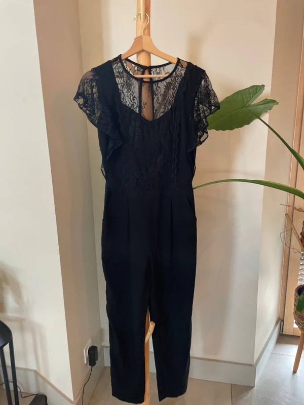 Combinaison noire dentelle