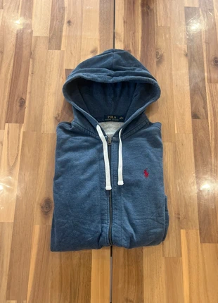 Sweat à capuche zippé Ralph Lauren bleu - Taille M - Très bon état - Authentique, marca: Ralph Lauren, estado: Muy bueno, tamaño: M, 49,90 €, 53,10 € Protección al comprador incluida