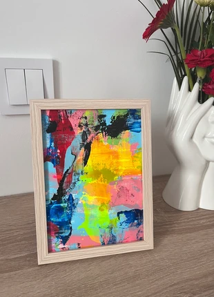 Peinture abstraite Décoration Cadre, marca: Fait Main, estado: Nuevo sin etiquetas, 12,00 €, 12,60 € Protección al comprador incluida