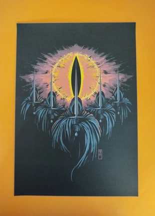 Poster Affiche 42x30cm Seigneur des anneaux Rings, Nazgul Witch King Roi-Sorcier d'Angmar, marke: The Lord of the Rings, zustand: Sehr gut, 7,00 €, 8,05 € inklusive Vinted-Käuferschutz