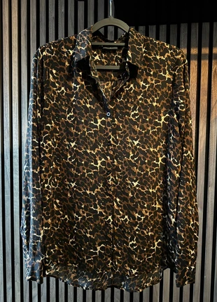 Leopard blouse, merk: Seven Sisters, staat: Heel goed, maat: S / 36 / 8, € 4,00, € 4,90 inclusief Kopersbescherming