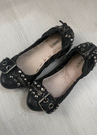 miumiu goatskin flats, brand: Miu Miu, condition: New without tags, size: 4, £430.00, £452.20 includes Buyer Protection
