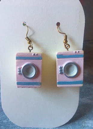 Washing machine earrings, condition: New without tags, £2.00, £2.80 includes Buyer Protection