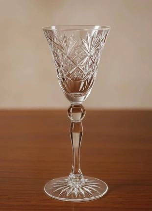 Grand verre à pied en verre – années 60-70, condition: Very good, €9.00, €10.15 includes Buyer Protection