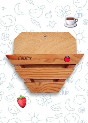 Étagère support porte filtres bois cuisine vintage neuf, marque: Maisons du Monde, état: Neuf sans étiquette, 6,00 €, 7,00 € Protection acheteurs incluse