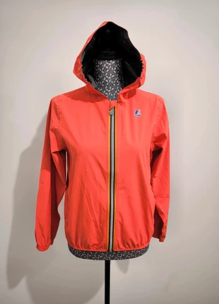 Veste parka imperméable K-way Jack stretch dot orange flash taille 12 ans mixte 🔥, merk: K-Way, staat: Heel goed, maat: 12 jaar / 152 cm, € 69,00, € 73,15 inclusief Kopersbescherming Pro