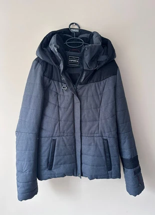 Grijze dames ski jas maat 38, merk: Icepeak, staat: Heel goed, maat: M / 38 / 10, € 40,00, € 42,70 inclusief Kopersbescherming