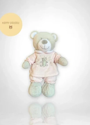 Peluche Doudou Ours Gris tenue rose nounours Vetir A342, brand: vetir, condizioni: Ottime, taglia: Taglia unica, €10.00, €11.20 include la Protezione acquisti Pro