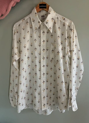 Vintage 1970’s man’s floral shirt 16.5 collar, brand: Vintage, condition: Very good, size: L, £17.00, £18.55 includes Buyer Protection