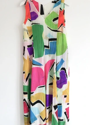 Issey Miyake Pleats Please Abstract Colour Printed Dress, brand: Pleats Please Issey Miyake, condition: New without tags, size: One size, £350.00, £368.20 includes Buyer Protection