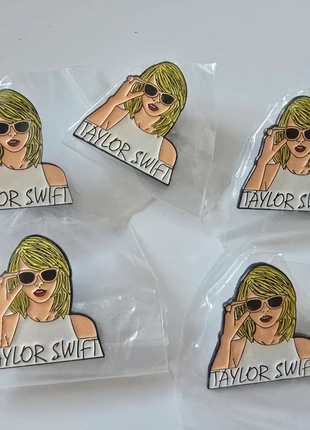 Taylor Swift Enamel Pins x 5, brand: Taylor Swift, condition: New with tags, £4.00, £4.90 includes Buyer Protection