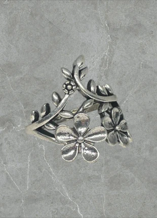 Bague Fleurs Acier Inoxydable 18,5 mm Élégante Durable Fantaisie Femme, brand: CHROME, condizioni: Ottime, taglia: 18,5 mm Ø / 19,5, €10.00, €11.20 include la Protezione acquisti