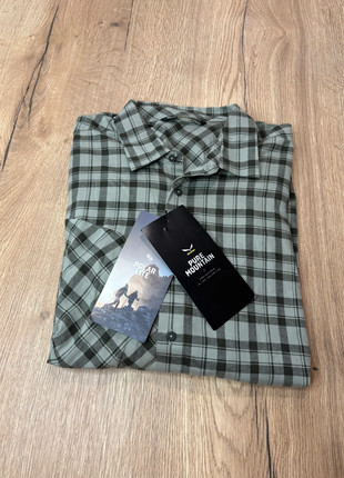 Chemise Salewa à carreaux manches longues – neuve avec étiquette taille L, marke: Salewa, zustand: Neu, mit Etikett, größe: L, 29,00 €, 31,15 € beinhaltet Vinted-Käuferschutz Pro