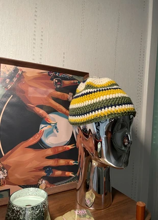 Bonnet crochet fait main, merk: kstcrochet, staat: Nieuw met prijskaartje, maat: Universele maat, € 30,00, € 32,20 inclusief Kopersbescherming