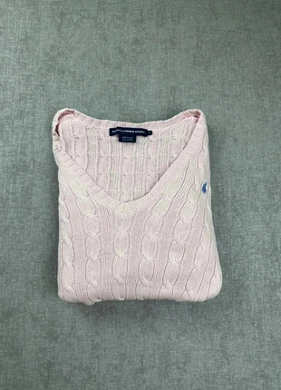 Pull Ralph Lauren torsadée rose taille L, brand: Ralph Lauren, condition: Very good, size: L / 40 / 12, €45.00, €47.95 includes Buyer Protection Pro