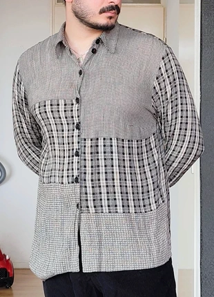 Vintage Pattern Dress Shirt, merk: Vintage Dressing, staat: Heel goed, maat: M, € 15,00, € 16,45 inclusief Kopersbescherming