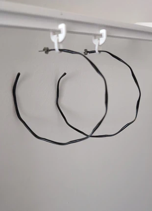 Zwarte oorringen, marca: merkloos, estado: Muy bueno, 3,00 €, 3,85 € Protección al comprador incluida