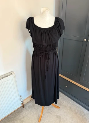 Red Herring New Black maternity dress size 14 Bardot jersey fabric with waist belt, brand: Red Herring, condition: New with tags, size: XL / 14, £8.50, £9.63 includes Buyer Protection Pro