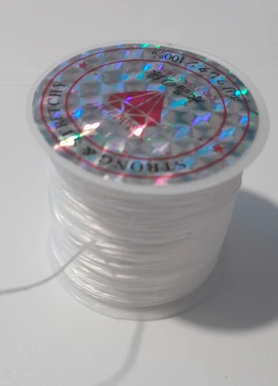 50 mètre de fil élastique blanc de 0.80 mm, merk: Fashion Jewelry, staat: Heel goed, € 2,99, € 3,84 inclusief Kopersbescherming