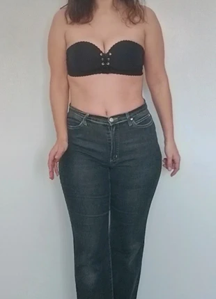 Jean foncé droit Julie Guérande taille 40, marque: Julie Guerlande, état: Très bon état, taille: L / 40 / 12, 10,00 €, 11,20 € Protection acheteurs (Pro) incluse