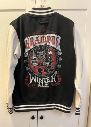 Krampus "Winter Ale" Collegejacke (Black/ White, Größe M), marque: Krampus, état: Satisfaisant, taille: M, 35,00 €, 37,45 € Protection acheteurs incluse