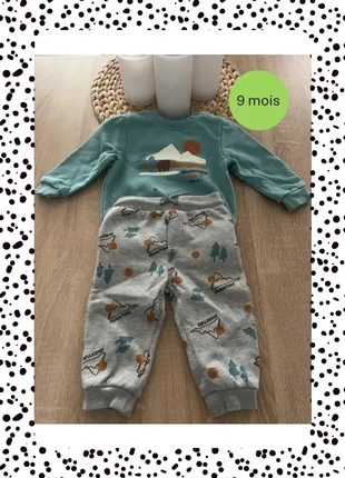 Ensemble Orchestra 9 mois – Petit aventurier tout confort !, brand: Orchestra, condizioni: Ottime, taglia: 9-12 mesi / 74 cm, €12.00, €13.30 include la Protezione acquisti