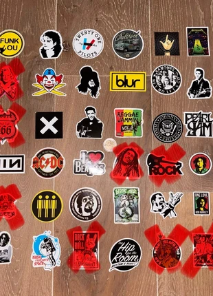 Stickers Groupes Rock, condition: New without tags, €1.00, €1.75 includes Buyer Protection