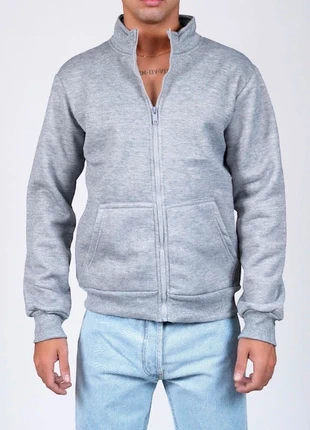 Felpa invernale con zip uomo cotone, grigio. Nuovo con cartellino. Sku298. L., marque: felpa felpata grigio, état: Neuf avec étiquette, taille: L, 11,97 €, 13,27 € Protection acheteurs incluse