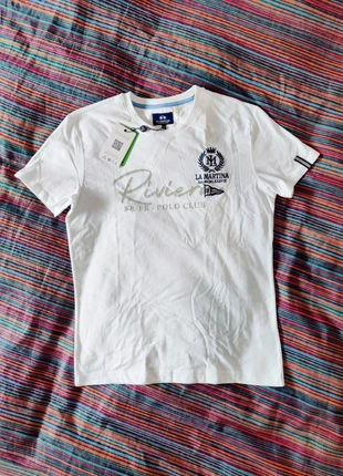 T-Shirt girocollo La Martina, marke: La Martina, zustand: Neu, mit Etikett, größe: M, 32,00 €, 34,30 € inklusive Vinted-Käuferschutz