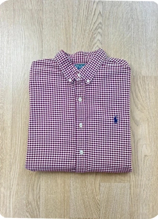 Chemise Ralph Lauren homme L à carreaux blanc et rouge, marque: Ralph Lauren, état: Très bon état, taille: L, 30,00 €, 32,20 € Protection acheteurs (Pro) incluse