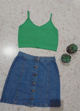 conjunto falda con top/ ensemble jupe et haut/ skirt and top set, marca: Denim, estado: Nuevo con etiquetas, tamaño: M / 38 / 10, 6,00 €, 6,30 € Protección al comprador incluida