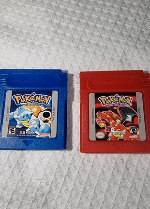 Pokemon Blue & Red Version For Nintendo Gameboy Color GBC GB Colour Cartridge Bundle of 2, condition: Very good, £25.00, £26.95 includes Buyer Protection